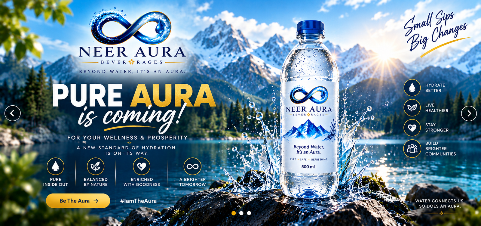 NEER AURA premium bottle concept